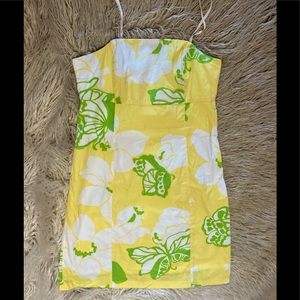 Lilly Pulitzer size 4 strapless shift.